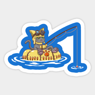 Palico Fishing Sticker